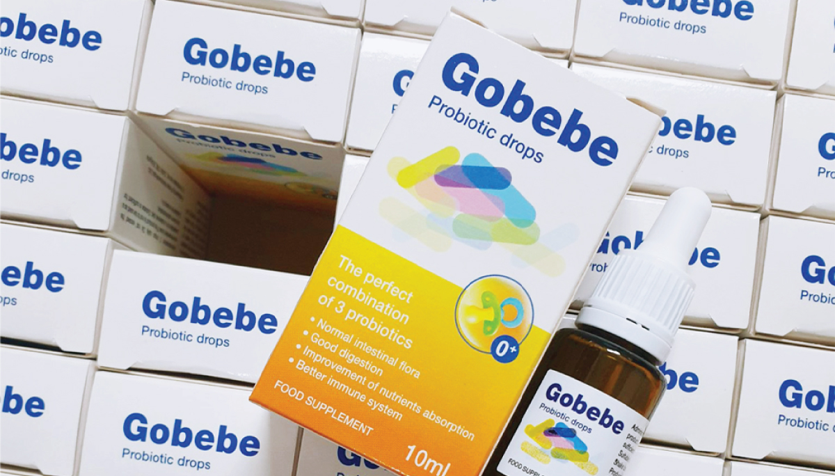 Men vi sinh Gobebe Probiotics drops được nhiều chuyên gia khuyên dùng